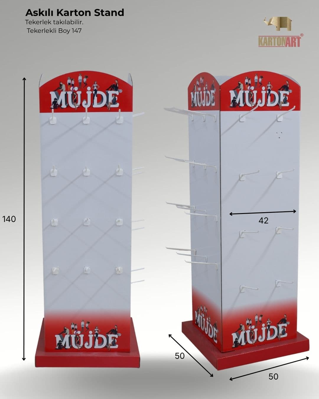 Askılı Karton Stand AS502