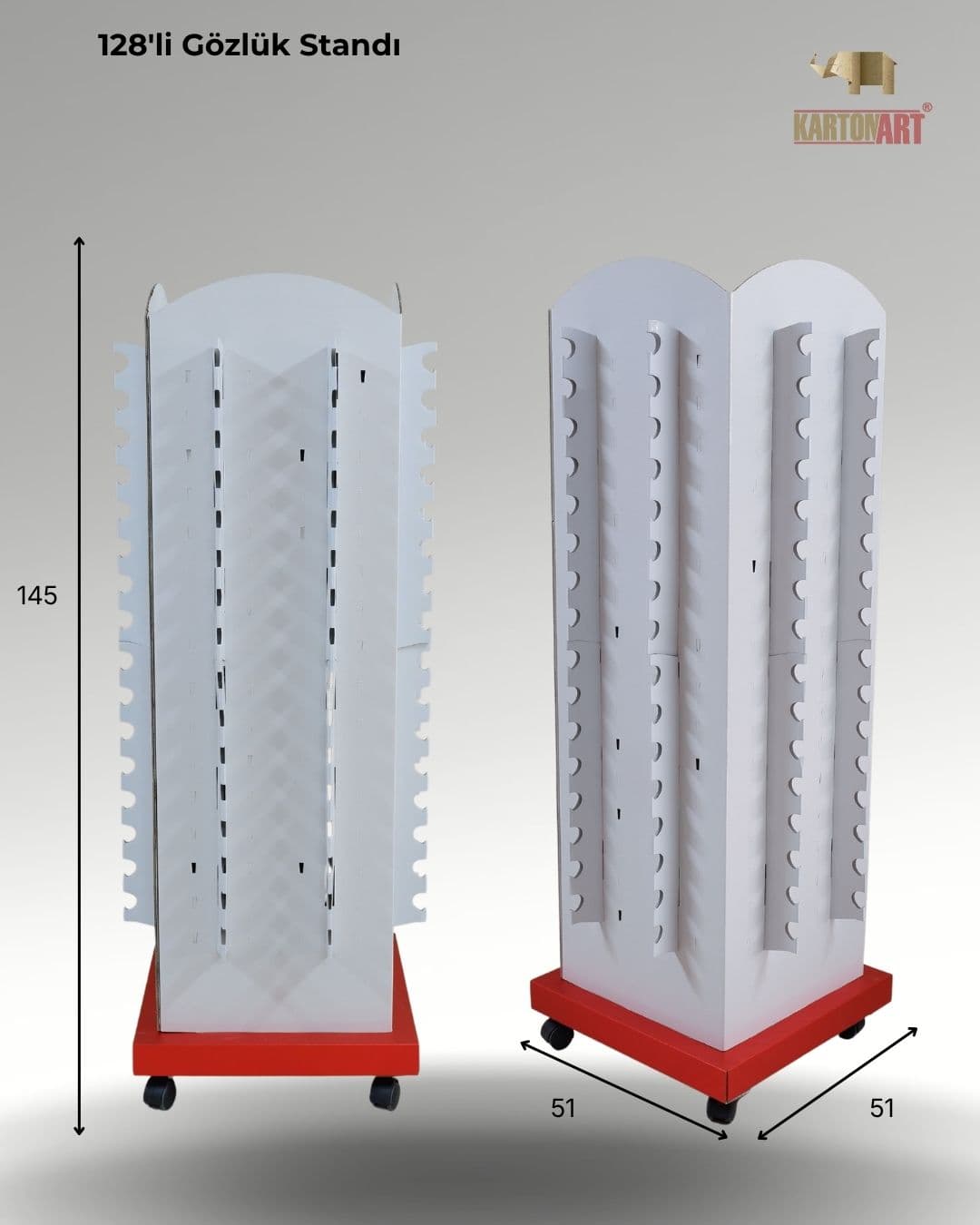 128 Adetli Gözlük Karton Stand G702