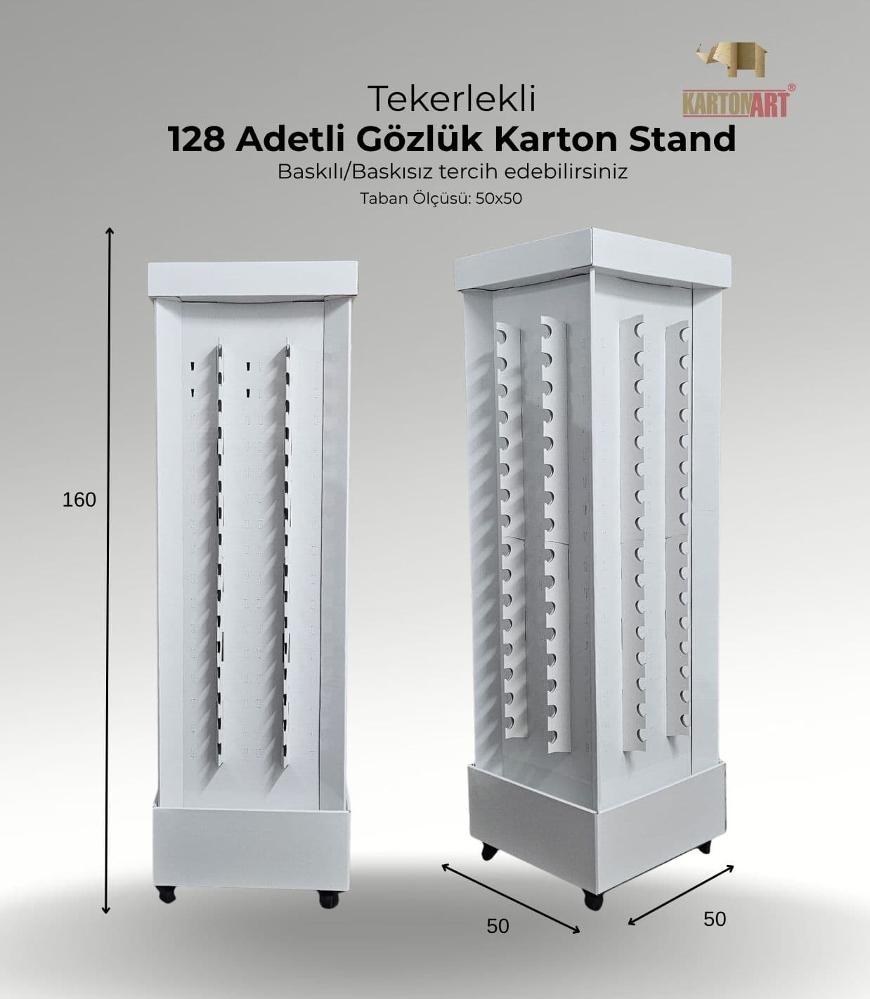128 Adetli Gözlük Karton Stand G701 - 2/3