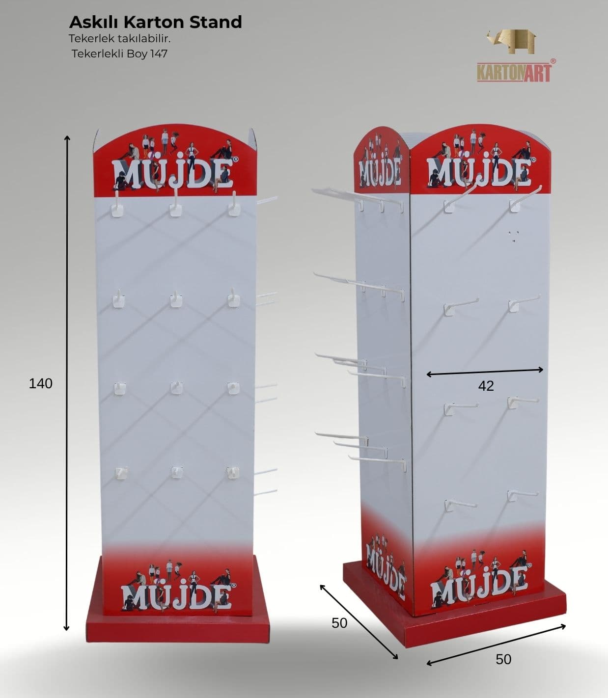Askılı Karton Stand AS502